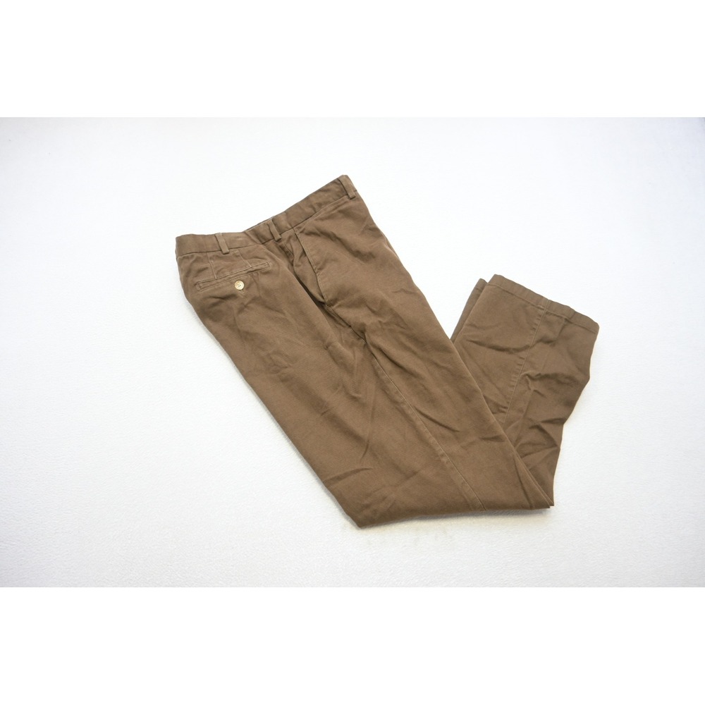 Peter Millar Corduroy Pants Mens 38x30 Brown Cotton Wool Blend Excellent